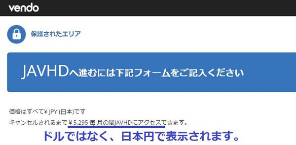 JAVHDの料金を日本円で支払う具体的な手順3
